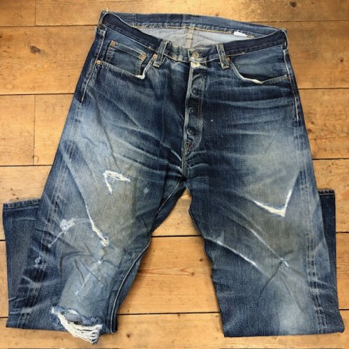 本日の修理品／シュガーケーン　スタンダードジーンズ