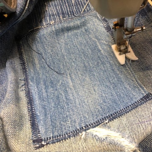 本日の修理品／シュガーケーン　スタンダードジーンズ