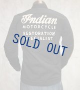 インディアンモーターサイクル　ツイル　エンブロイダリーシャツ　