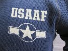 他の写真1: バズリクソンズ　 サーマルTシャツ　USAAF　ネイビー
