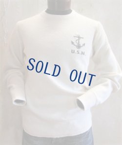 画像1: バズリクソンズ　 サーマルTシャツ　USN　ナチュラル