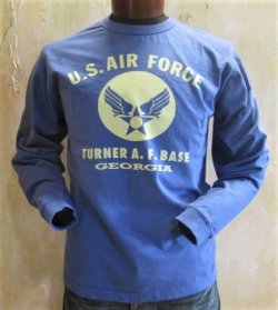 画像1: バズリクソンズ　 長袖Tシャツ　USAF　ブルー