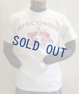 ダブルワークス　ヘビーウエイトTシャツ　WISCONSIN　オフ