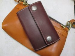 画像8: ファニー　グラブ　レッド　エングレーブコンチョ