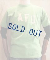 ダブルワークス　ヘビーウエイトTシャツ　AFU　グリーン