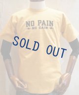 ダブルワークス　ヘビーウエイトTシャツ　NO PAIN　オーカー