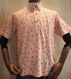 画像1: サンサーフ　フラダンサー　ポロシャツ　ピンク