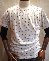 サンサーフ　鹿の子 Tシャツ　フラダンサー
