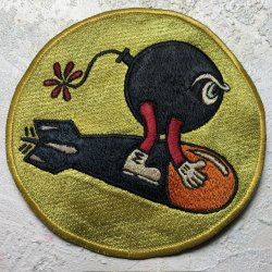 画像1: スコードロンパッチ　レーヨン刺繍　VF3（エイジング仕上げ）