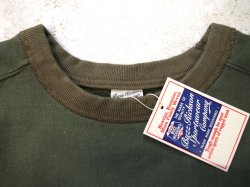 画像2: バズリクソンズ　スウェット　フリーダムスリーブ　BOMBER BARONS　オリーブ