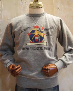 画像1: バズリクソンズ　スウェット　モスキート　杢グレー