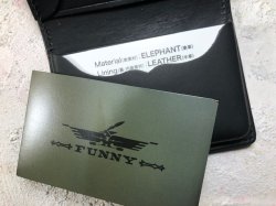 画像3: ファニー　カードケース　スペース　エレファント　ブラック