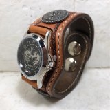 ケイシイズ　ウォッチブレス　スリーコンチョ　バスケット　アーモンド