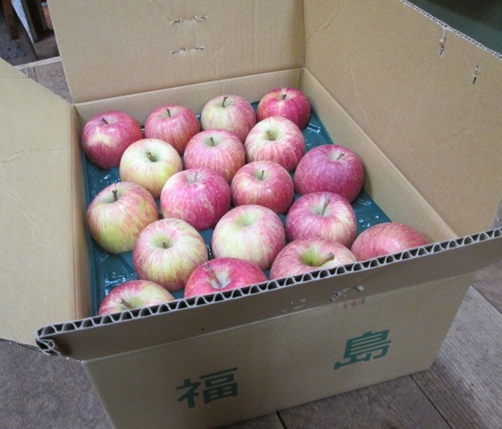 ネットでお買い物…福島産リンゴ