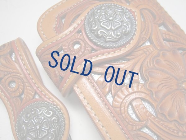 画像2: ファニー　ライダースウォレット フィリグリー　エレファント　ビクター31ミリ (2)