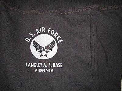 画像1: バズリクソンズ　スウェットパンツ　USAF　ブラック