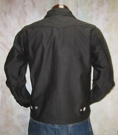 画像1: インディアンモーターサイクル　ヘビーサテン　クルーザージャケット　ブラック