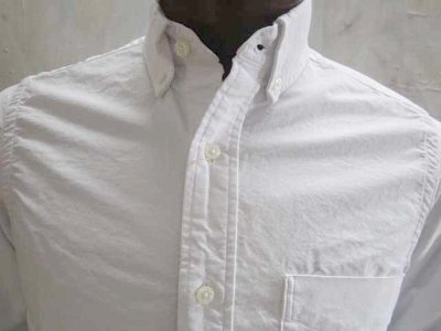 画像1: シュガーケーンUSA　ボタンダウンシャツ　オックスフォード　ホワイト