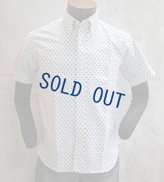 画像1: シュガーケーン　オックスフォード　クレストプリント　ボタンダウンシャツ (1)