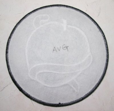 画像1: スコードロンパッチ　レーヨン刺繍　AVG　アダム＆イブ
