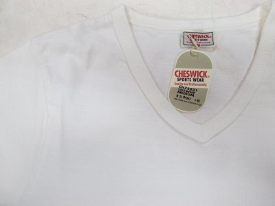 画像3: チェスウィック　Vネック　 1／2袖　Tシャツ　ホワイト