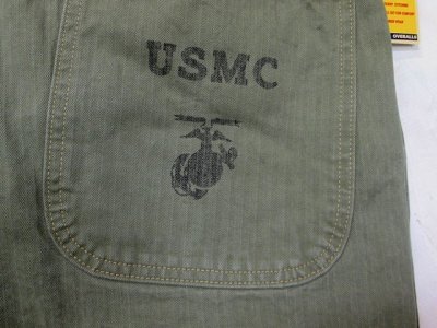 画像1: バズリクソンズ　USMC　ヘリンボーンパンツ