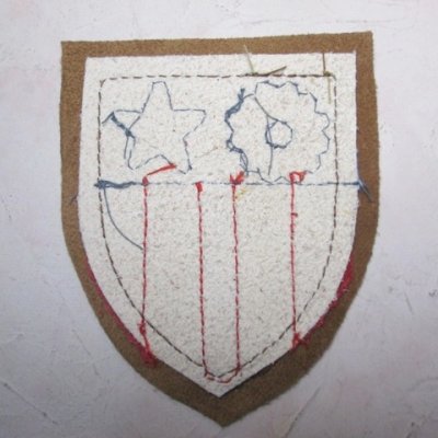 画像1: AAF・CBI・AVG　フライングタイガース戦区章　レザークラフト