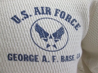 画像1: バズリクソンズ　 サーマルTシャツ　USAF　ナチュラル