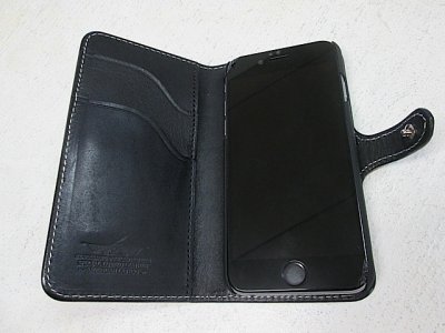 画像1: FUNNY　スマートフォンブック　バスケット　ブラック　iPhone6／6S