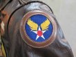 画像8: AAF・USAF　刺繍パッチ　レーヨン刺繍　馬革トリミング付き (8)