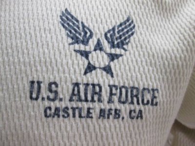 画像1: バズリクソンズ　 サーマルTシャツ　USAF　ナチュラル