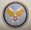 画像2: AAF・USAF　刺繍パッチ　レーヨン刺繍　牛ヌメ革トリミング付き (2)