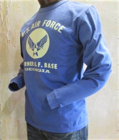 画像2: バズリクソンズ　 長袖Tシャツ　USAF　ブルー