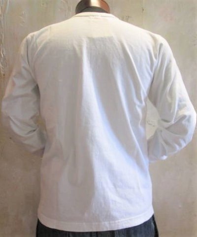 画像3: ホワイツビル　ポケット付き長袖Tシャツ　オフホワイト
