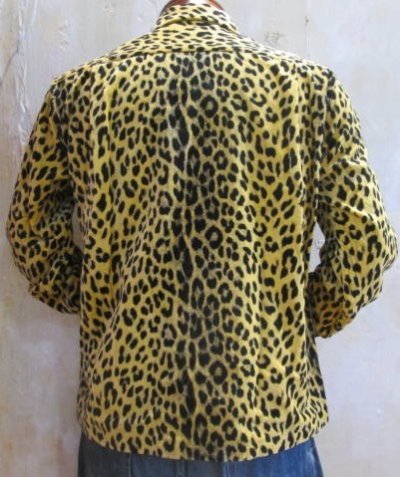 画像3: スタイルアイズ　綿ビロード　豹柄　オープンシャツ　