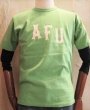 画像1: ダブルワークス　ヘビーウエイトTシャツ　AFU　グリーン (1)