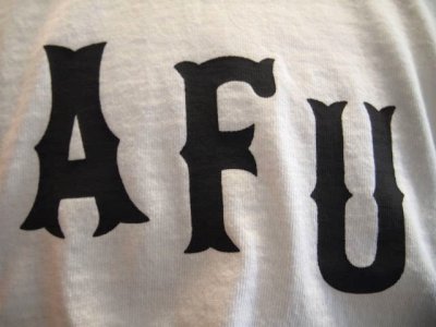 画像1: ダブルワークス　ヘビーウエイトTシャツ　AFU　オフ