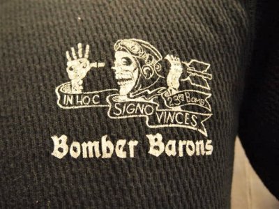 画像1: バズリクソンズ　 サーマルTシャツ　bomber　ブラック