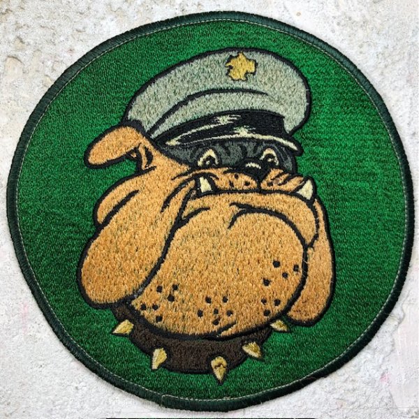 画像1: スコードロンパッチ　レーヨン刺繍　USMC（エイジング仕上げ） (1)