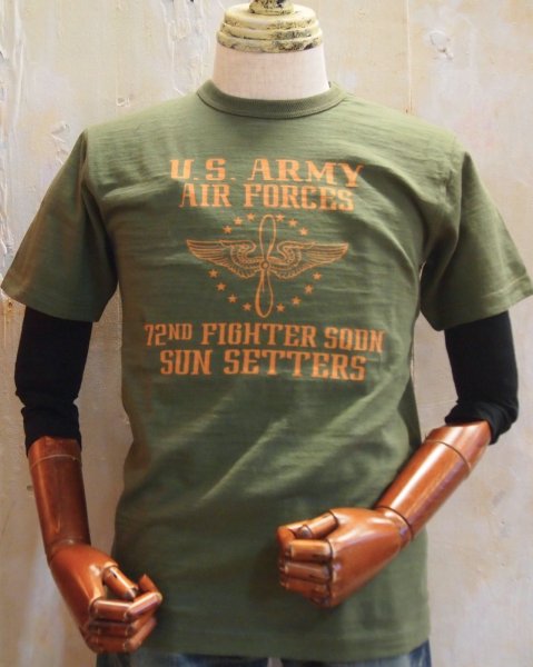 画像1: バズリクソンズ　スラブヤーン　 Tシャツ　USAAF (1)