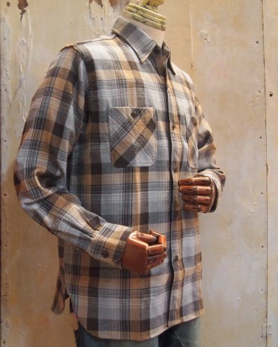 画像2: シュガーケーン　フランネル　チェックシャツ