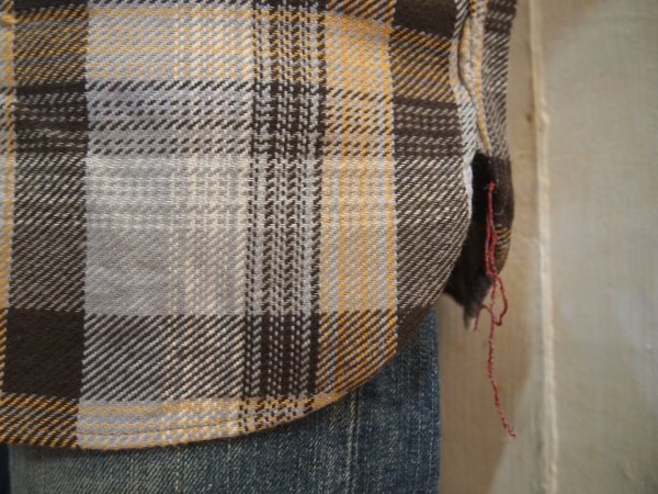 画像3: シュガーケーン　フランネル　チェックシャツ (3)