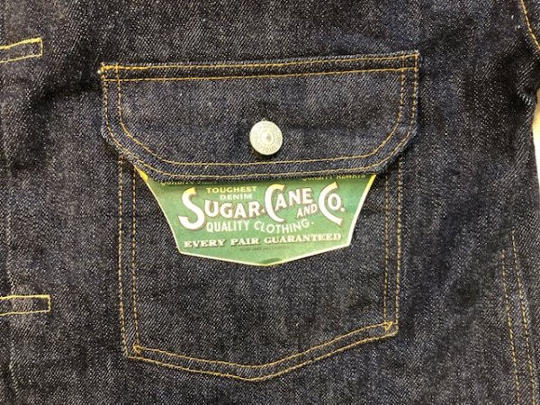 画像8: シュガーケーン　1936ファースト　デニムジャケット　Tバック (8)