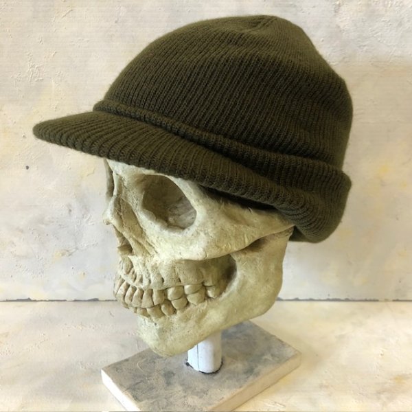 画像1: バズリクソンズ　ウール　ジープキャップ　オリーブ (1)