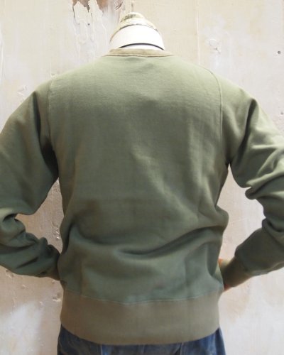 画像3: バズリクソンズ　スウェット　フリーダムスリーブ　BOMBER BARONS　オリーブ