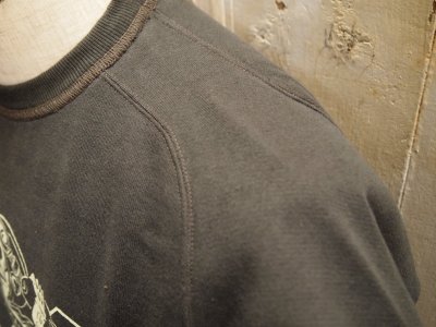 画像2: バズリクソンズ　スウェット　フリーダムスリーブ　BOMBER BARONS　ブラック