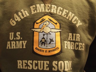 画像1: バズリクソンズ　スウェット　64th　オリーブ