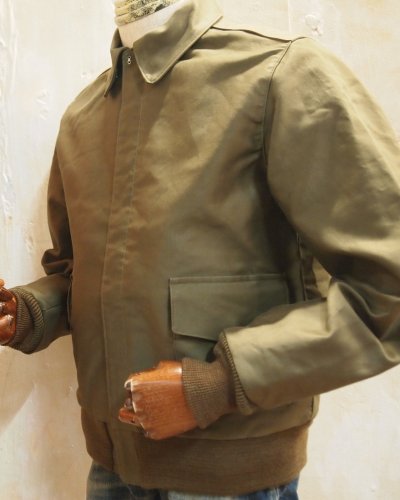 画像2: バズリクソンズ　A−2　ジャングルクロス　シビリアンモデル　オリーブ