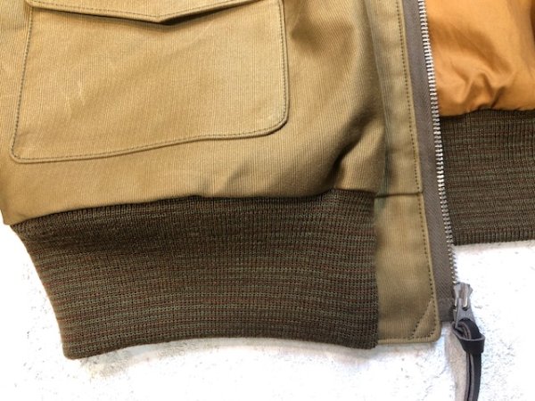 画像4: バズリクソンズ　A−2　ジャングルクロス　シビリアンモデル　カーキ (4)