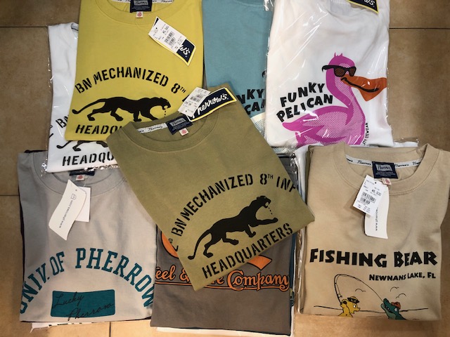フェローズより半袖Tシャツの追加分が入荷しました。